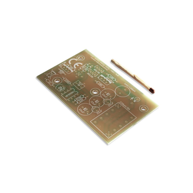 PCB, Płytka drukowana desulfator małej mocy 12V